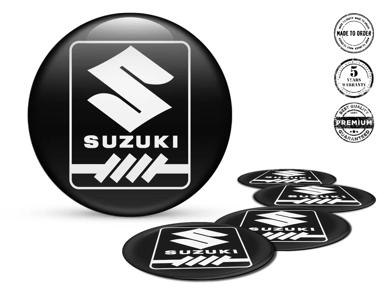 Suzuki Aufkleber Dome Stil Premium Radlogos